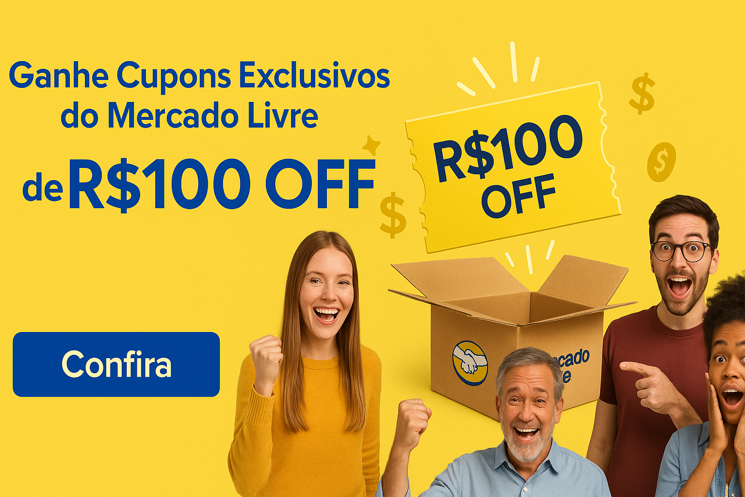 Cupons Mercado Livre R$100 OFF